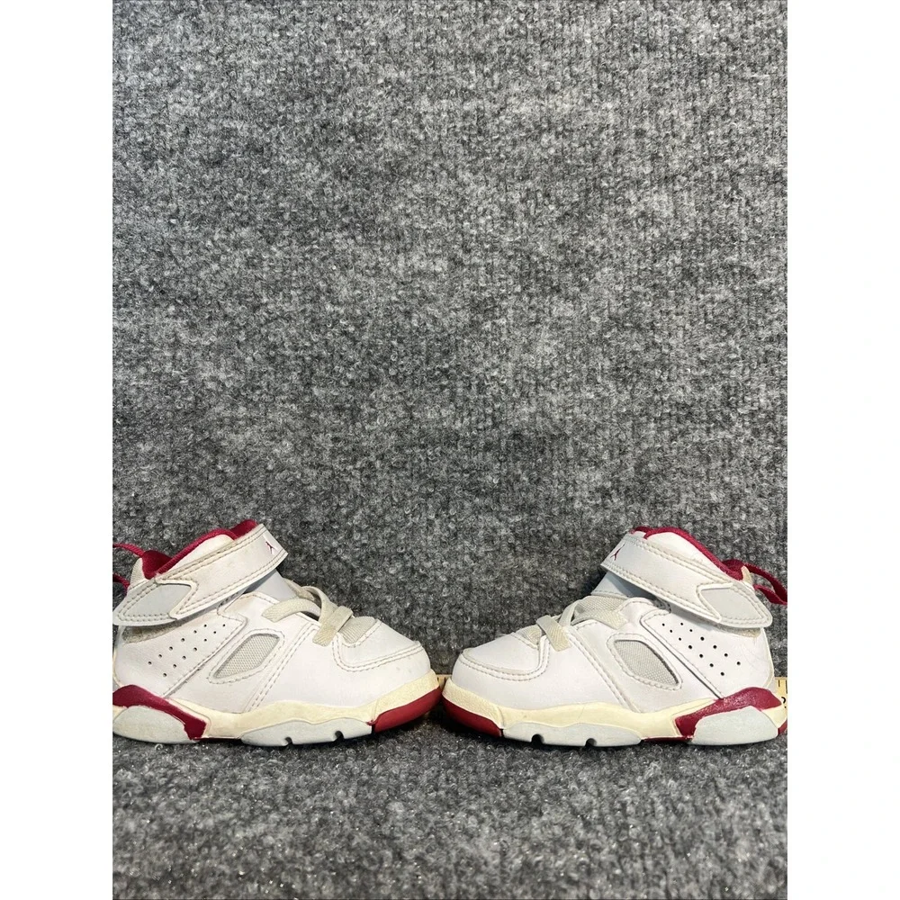 Nike Air Jordan Flight Club '91 TD Toddler Shoes Size 4C White Red